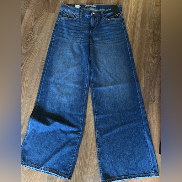 JOE’S Low Rise wide Blue Denim Jeans - Picture 2 of 10